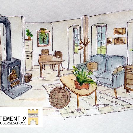 Burggarten Appartements 诺伊莱宁恩 外观 照片