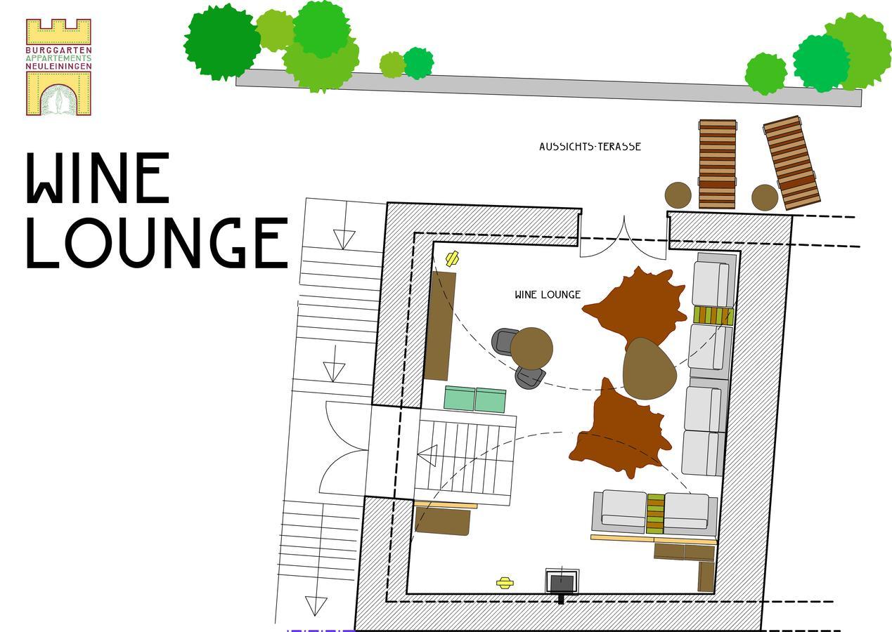 Burggarten Appartements 诺伊莱宁恩 外观 照片