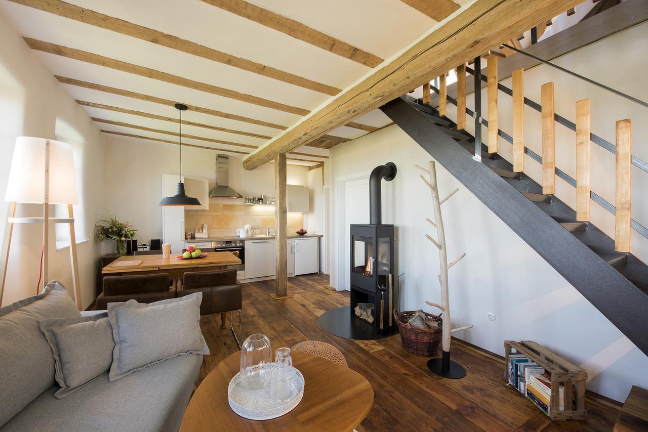 Burggarten Appartements 诺伊莱宁恩 外观 照片