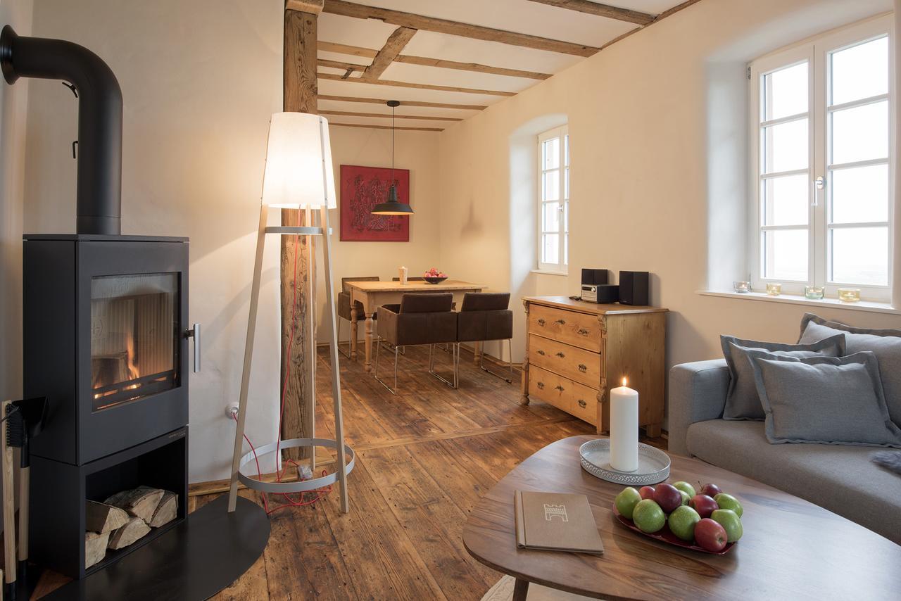 Burggarten Appartements 诺伊莱宁恩 外观 照片